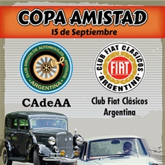 Más información de Copa Amistad CAdeAA - Club Fiat Clásicos Argentina Septiembre 2019