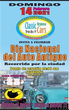 Día Nacional del Auto Antiguo Reynosa 2021
