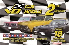Más información de 2do Aniversario V8 Club Morelia