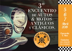 Más información de 3er Encuentro de Autos y Motos Antiguos y Clásicos