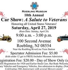 Más información de 10th Annual Roebling Museum Car Show