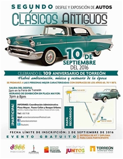 Más información de Segundo Desfile y Exposición de Autos Clásicos Antiguos Torreón