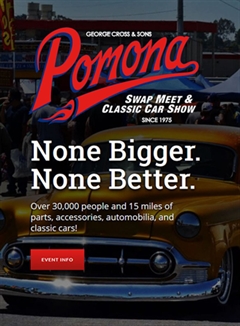 Más información de Pomona Swap Meet & Classic Car Show