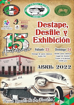 Más información de 15 Aniversario Autos Clásicos y Antiguos Nostalgia Jerez