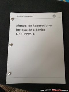 manual de  reparaciones de la  instalacion  electrica  del  Golf 1992  de Volkswagen