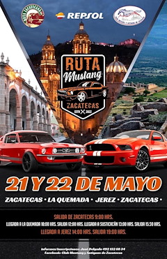 Más información de Ruta Mustang Zacatecas