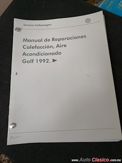 manual de  reparaciones  Calefaccion ,Aire Acondicionado. del  VW Golf 1992