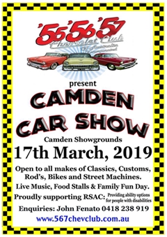 Más información de Camden Car Show 2019