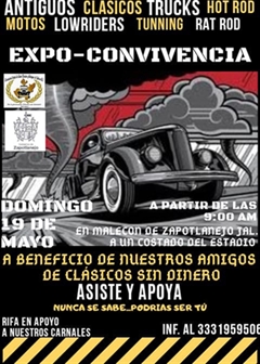 Más información de Expo-Convivencia Asociación Estatal de Autos Clásicos y Antiguos de Jalisco 2019
