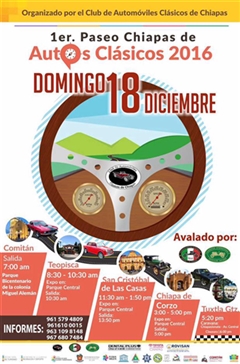 Más información de Paseo Chiapas de Autos Clásicos 2016