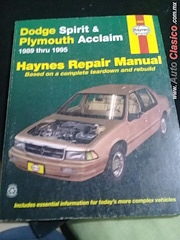 manual  de mantenimiento  y servicio del Dodge Spirit 1989 a  1995