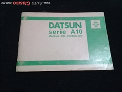 manaul  del  conductor Datsun serie  A10