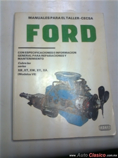 manual de Ford Maverick ,Mustang,Falcon  y Galaxie, series XR,XT,XW,XY,XA,(modelos V8)