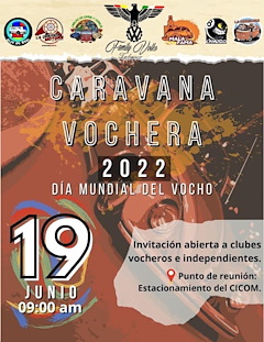 Más información de Caravana Vochera 2022 - Día Internacional del Vocho