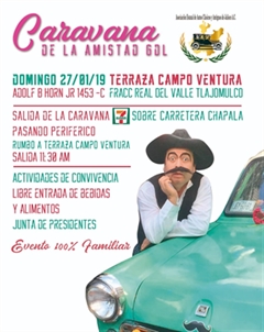 Más información de Caravana de la Amistad Guadalajara 2019