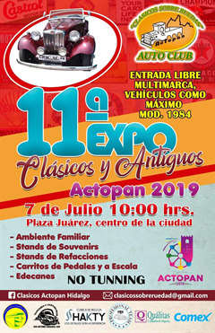 Clasicos Actopan Hidalgo - Eventos de Autos Clásicos, Rallyes, Desfiles y  Exposiciones 