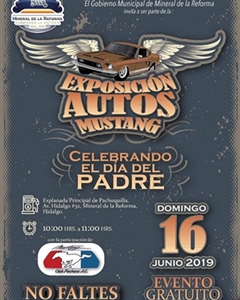 Más información de Exposición Autos Mustang Celebrando el Día del Padre 2019
