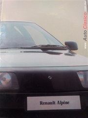 Folleto Promocional Renault Alpine V6 Turbo