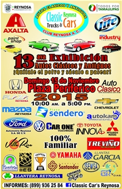 13va Exhibición Autos Clásicos y Antiguos Reynosa