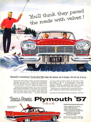 1957 plymouth belvedere hardtop 4-door